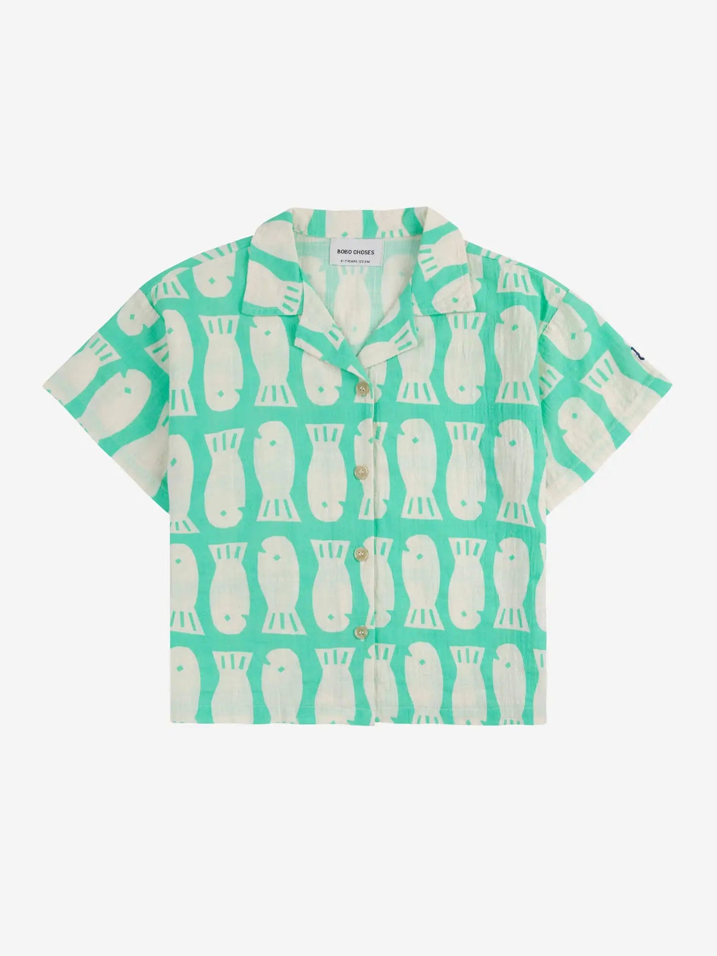 Lucky Fish all over woven shirt - kid