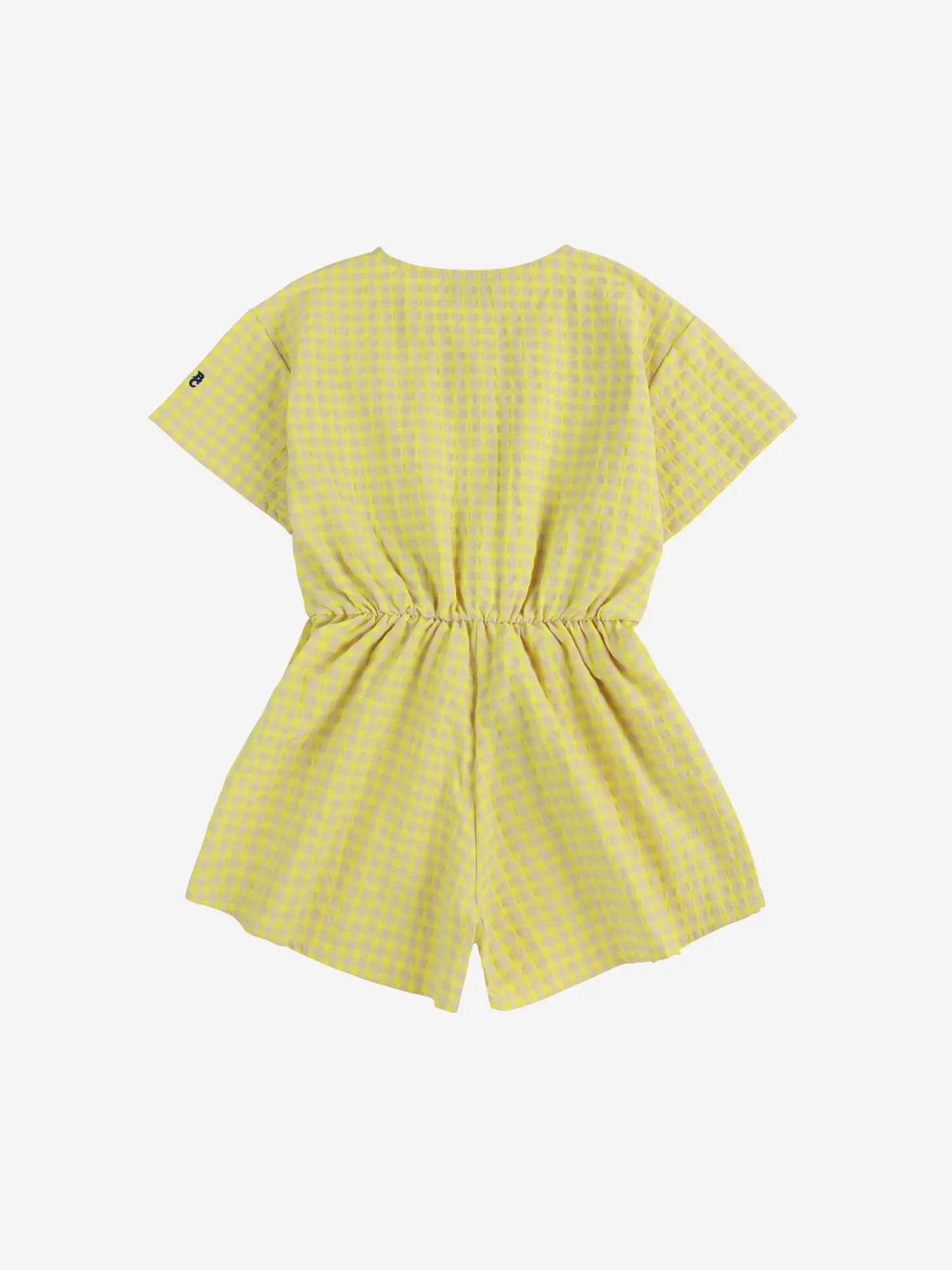 Vichy woven playsuit