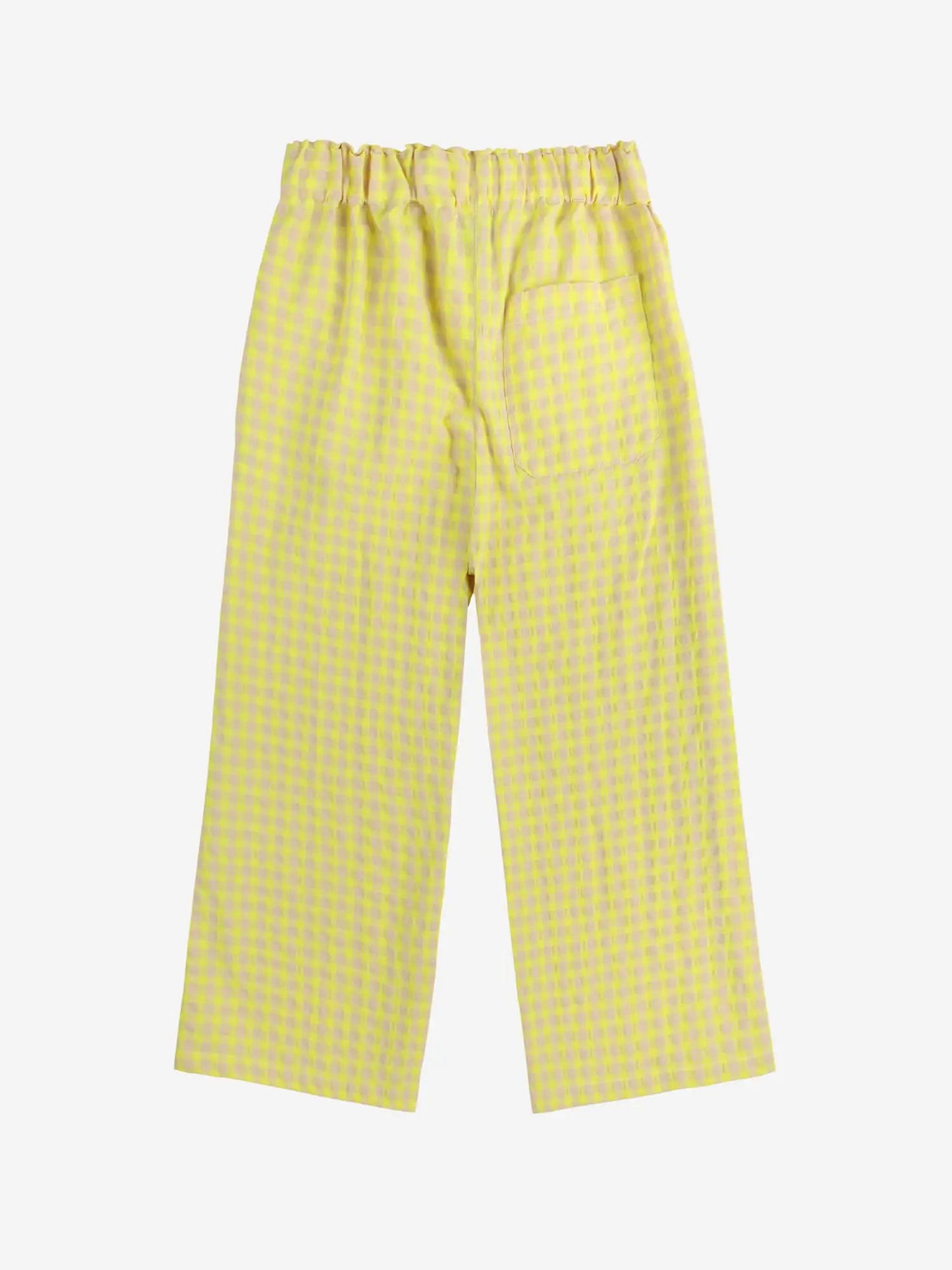 Vichy woven pants