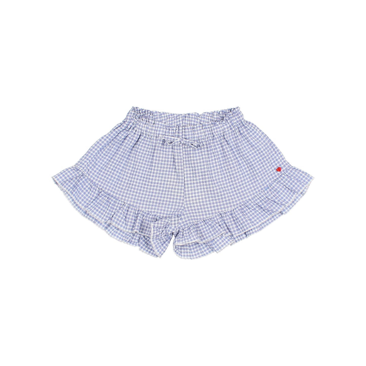 GINGHAM SHORTS - BLUE