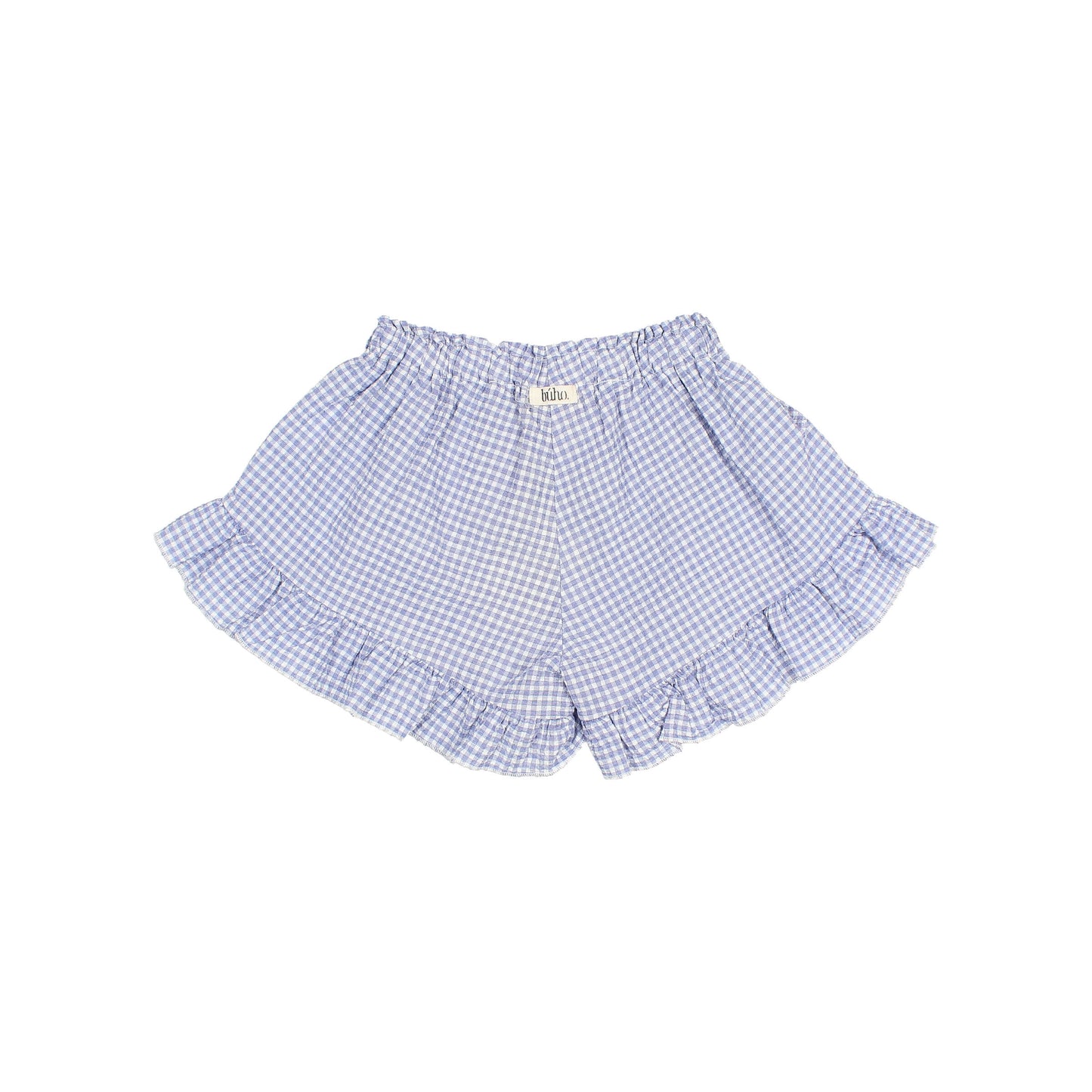 GINGHAM SHORTS - BLUE