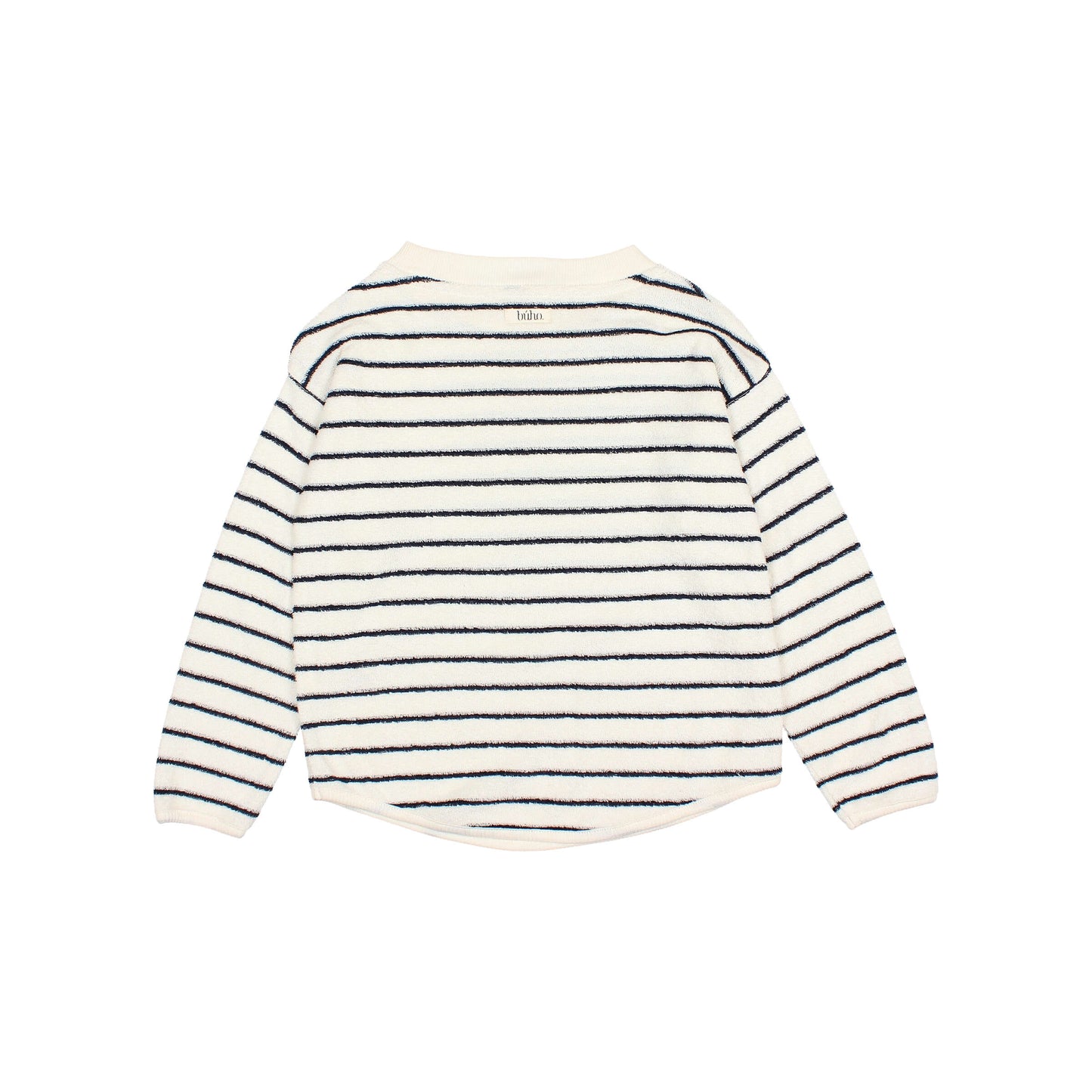 TERRY STRIPES SWEATSHIRT