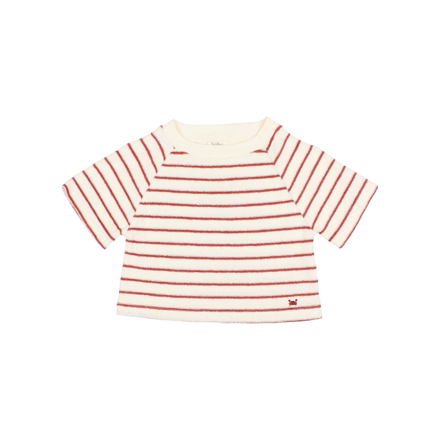 TERRY STRIPES T-SHIRT