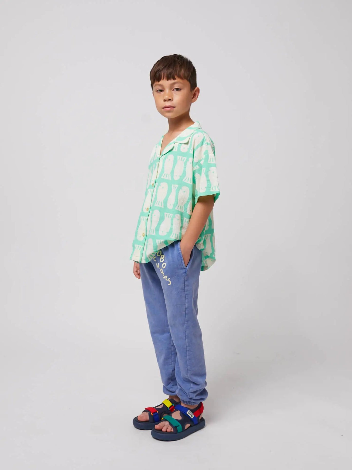 Lucky Fish all over woven shirt - kid