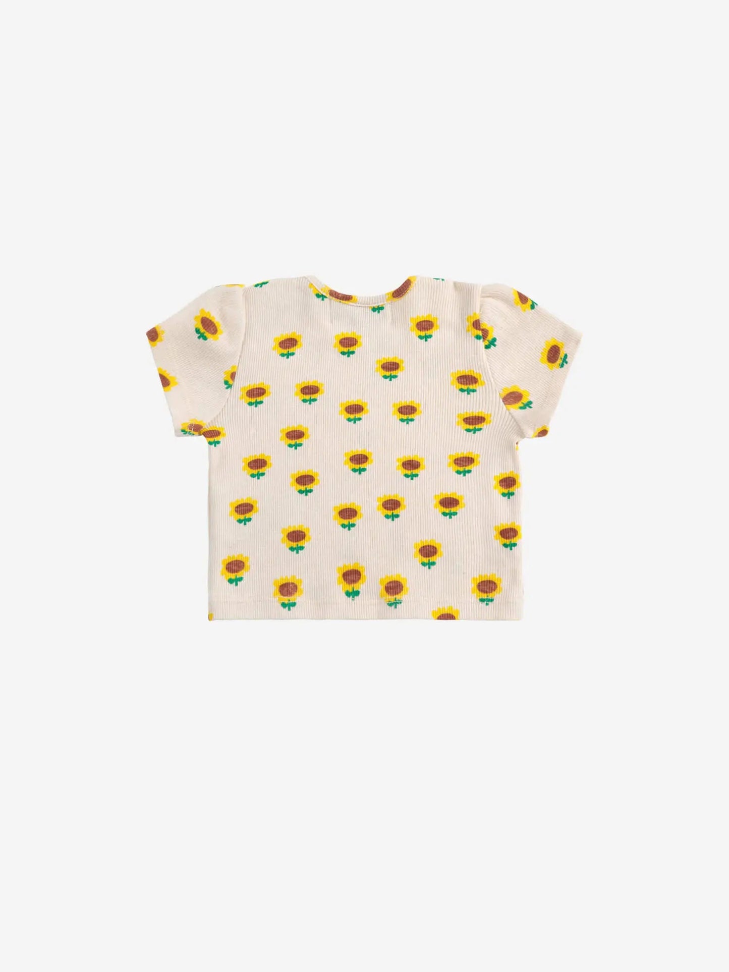 Sunflower all over balloon sleeve T-Shirt