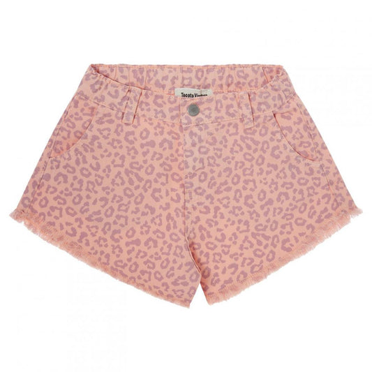 ANIMAL PRINT TWILL SHORTS