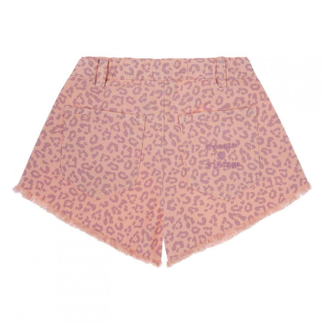 ANIMAL PRINT TWILL SHORTS