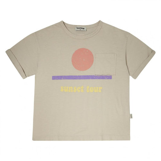 KID T-SHIRT WITH POCKET "SUNSET TOUR"