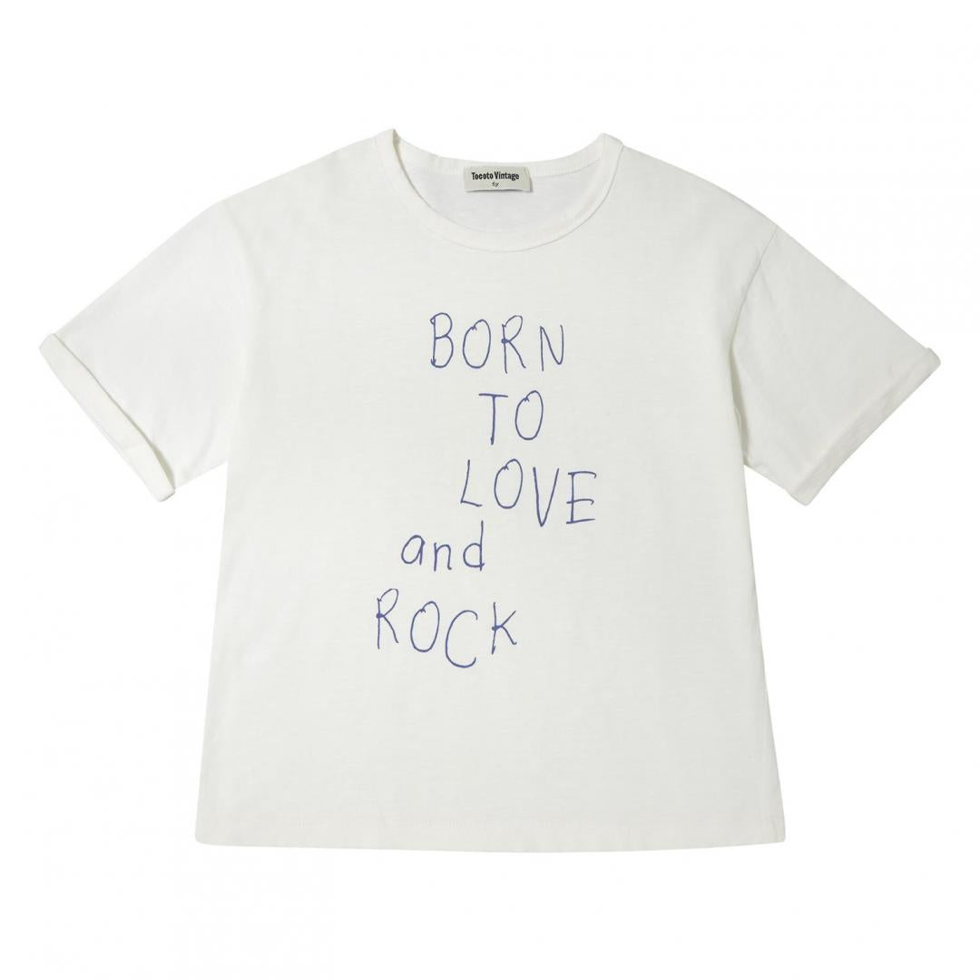 BORN TO LOVE AND ROCK" SHORT SLEEVE T-SHIRT