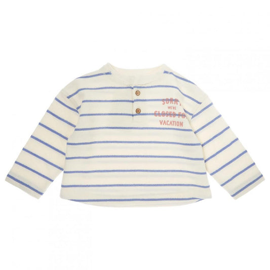 STRIPED LONG SLEEVE BABY T-SHIRT