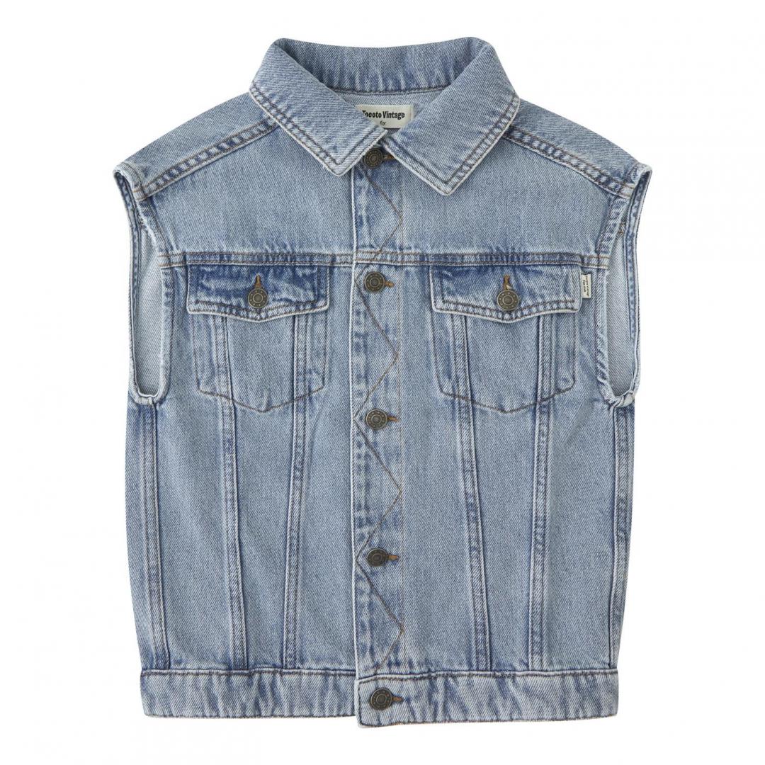 BLUE DENIM VEST