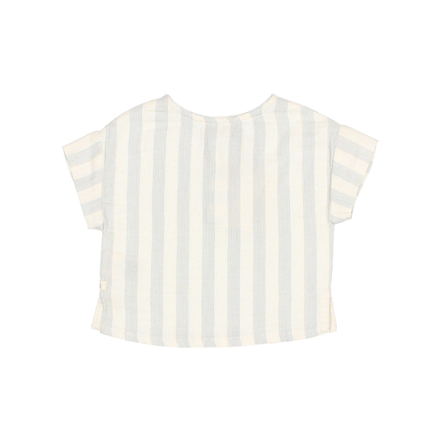 BABY STRIPES SHIRT - SKY GREY