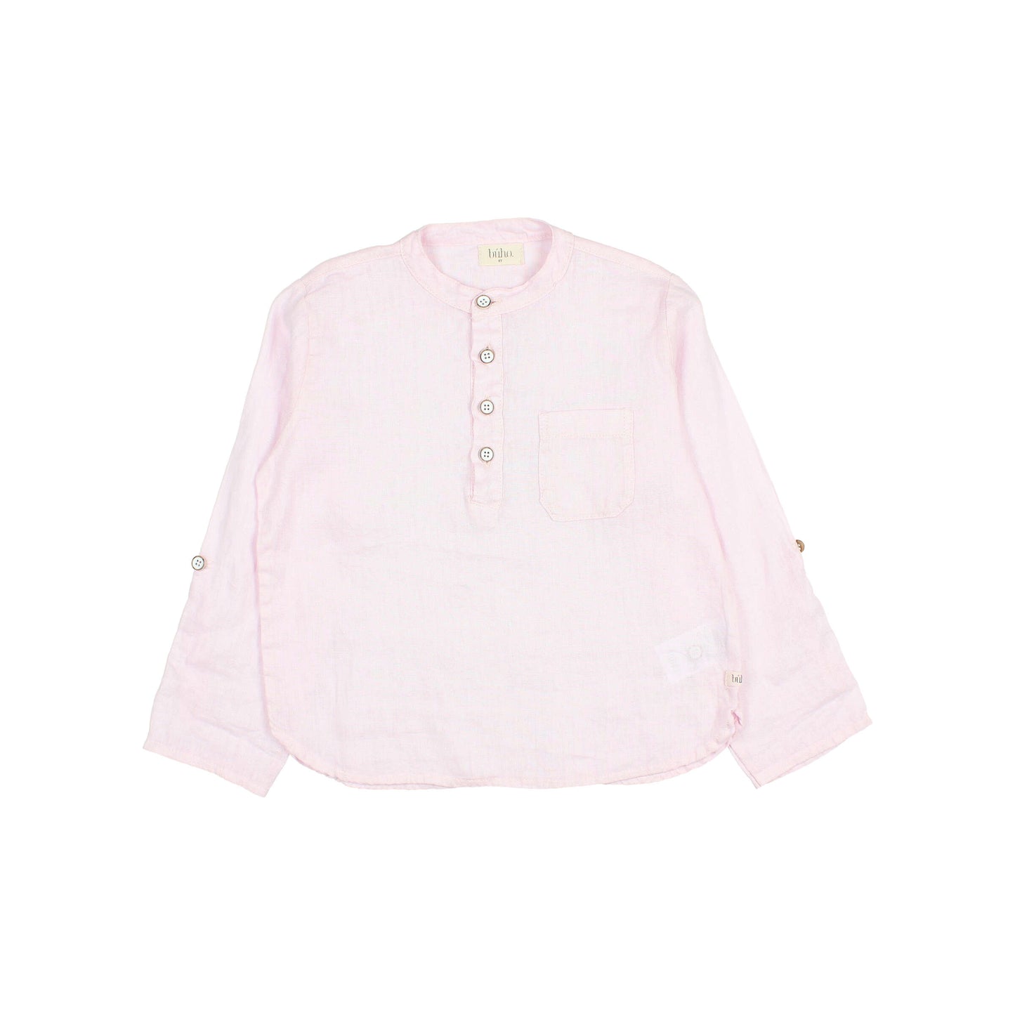 LINEN KURTA SHIRT - ROSA