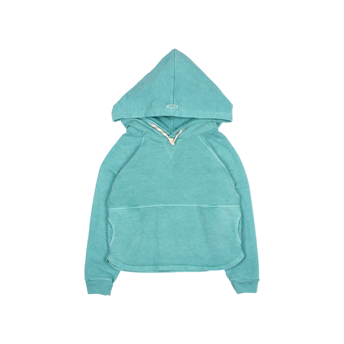 HOOD FLEECE JUMPER - GARDEN