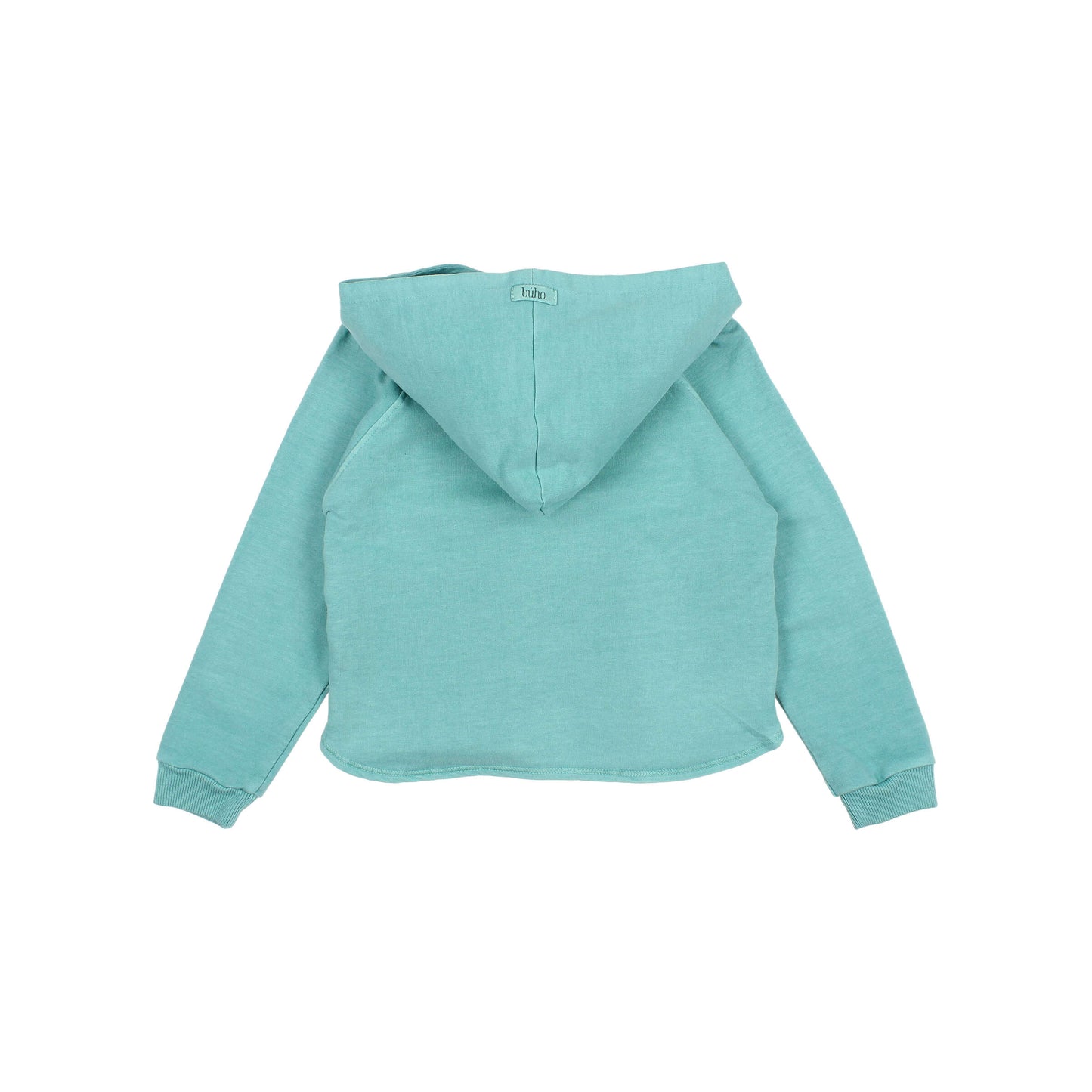 HOOD FLEECE JUMPER - GARDEN