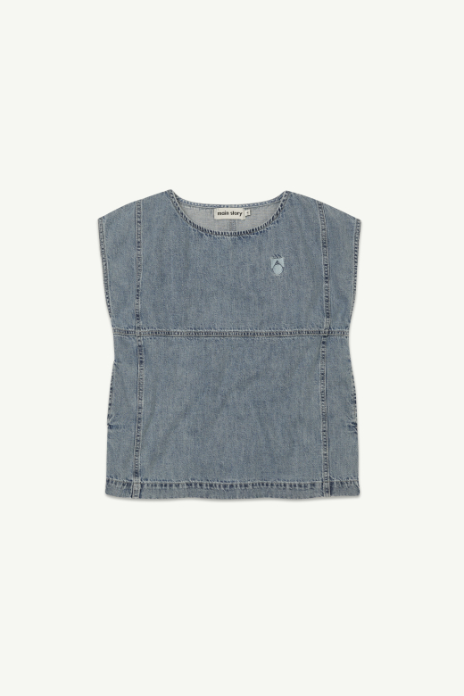 Dress Fadeout Blue Denim