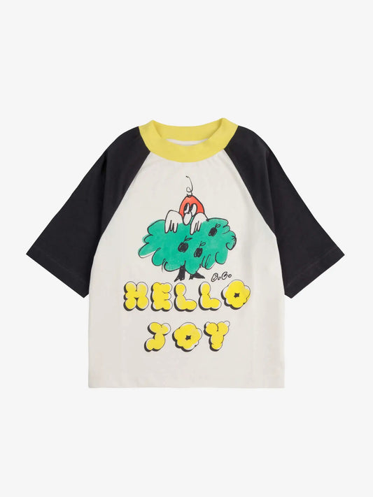 Hello Joy ranglan sleeves T-shirt