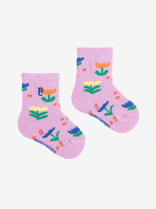 Garden Party all over short socks