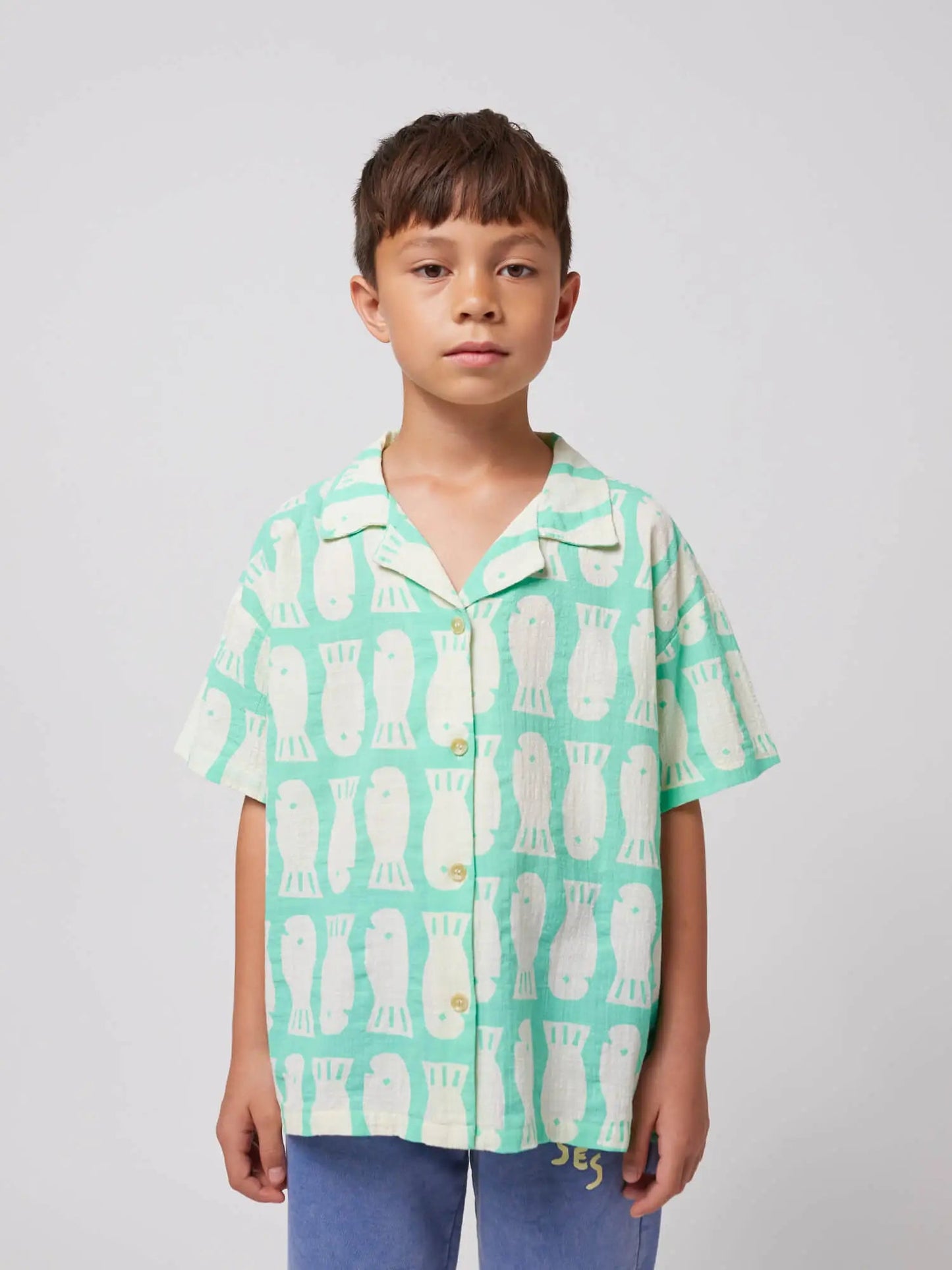 Lucky Fish all over woven shirt - kid