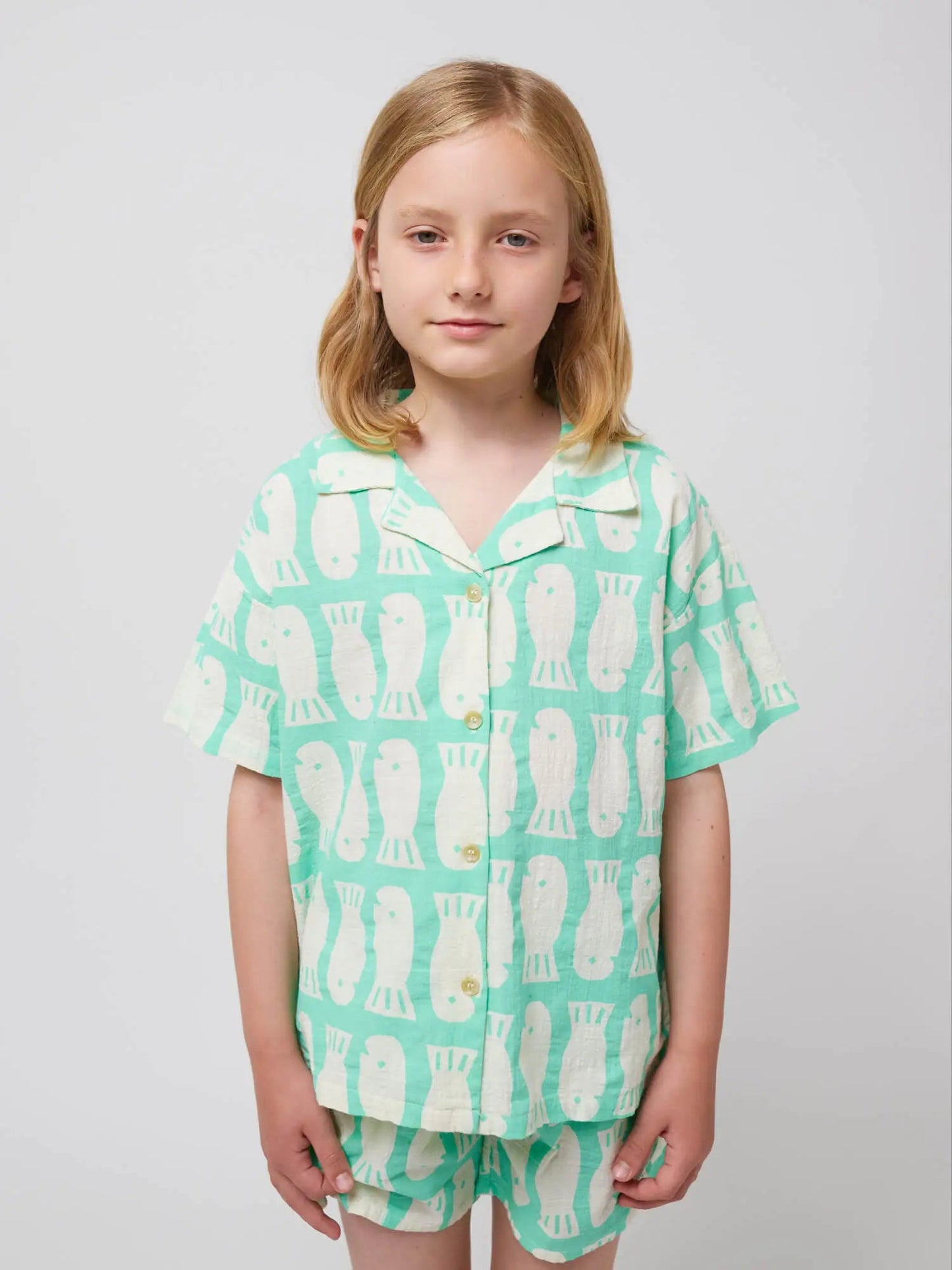 Lucky Fish all over woven shirt - kid