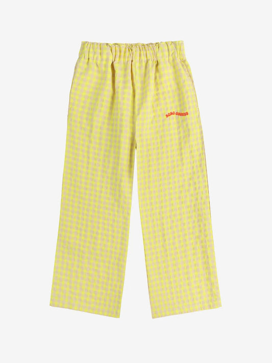 Vichy woven pants