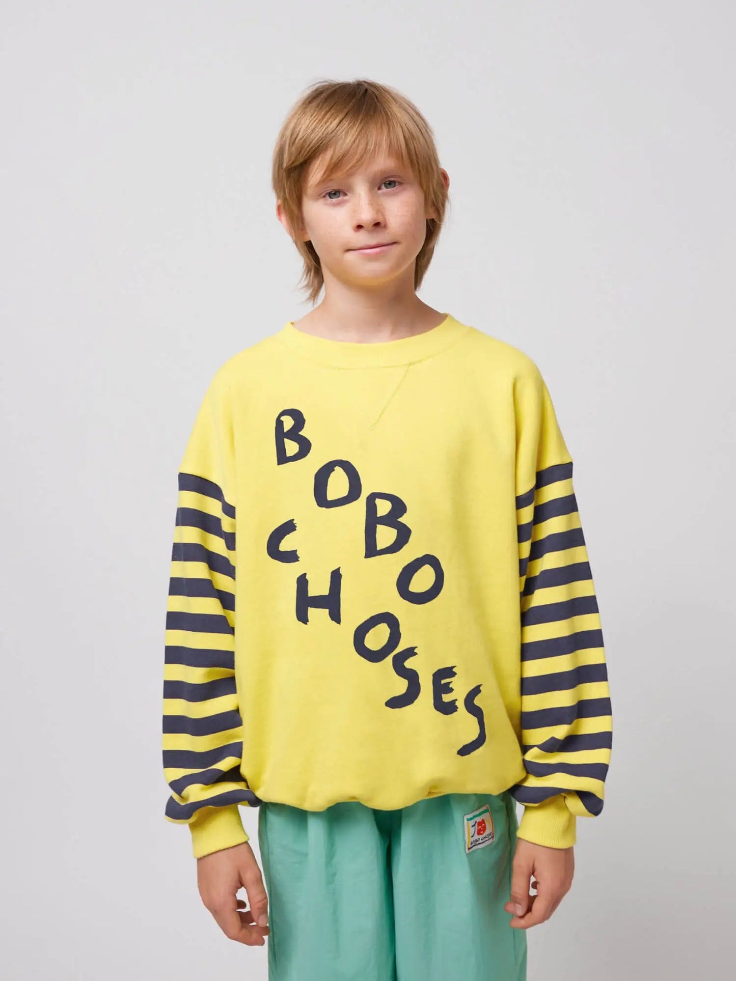 Diagonal Bobo Choses sweatshirt