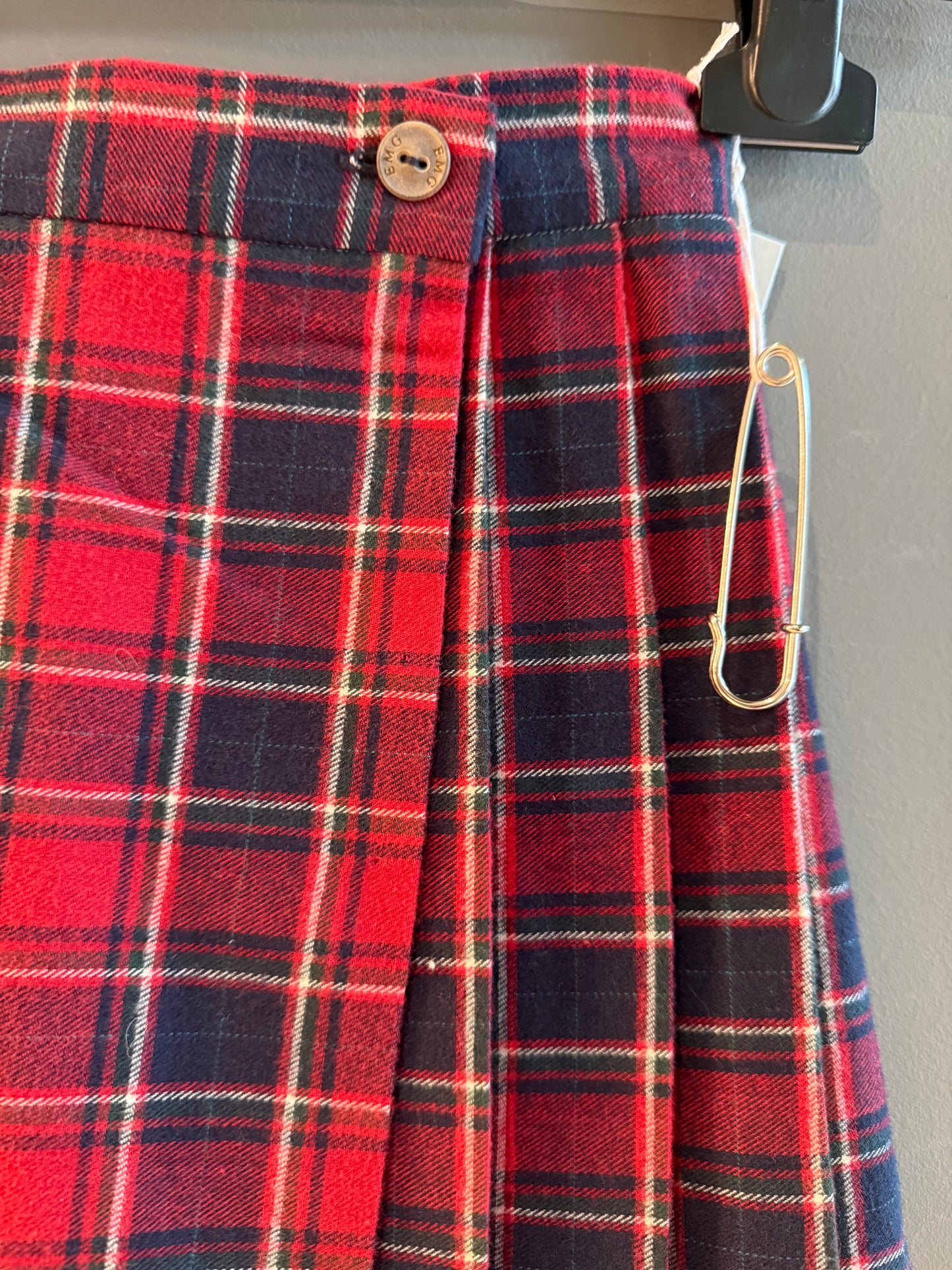 Gonna Kilt Tartan Rosso/Blu