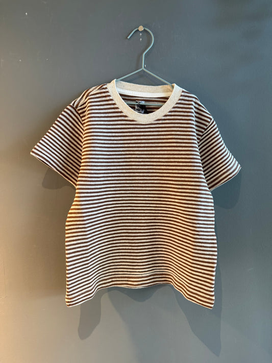 T-shirt rigata - brown