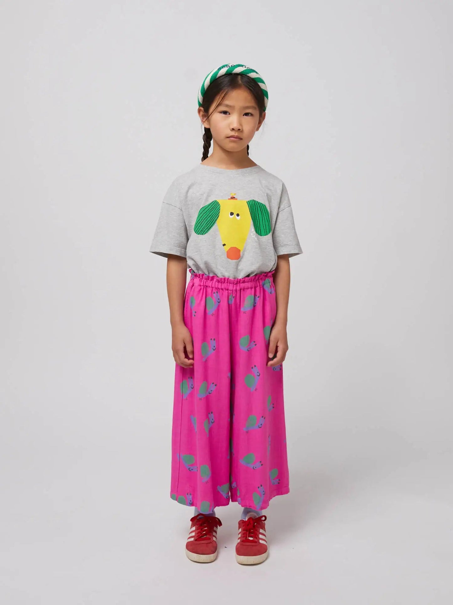 Funny Snail all over woven culotte pants