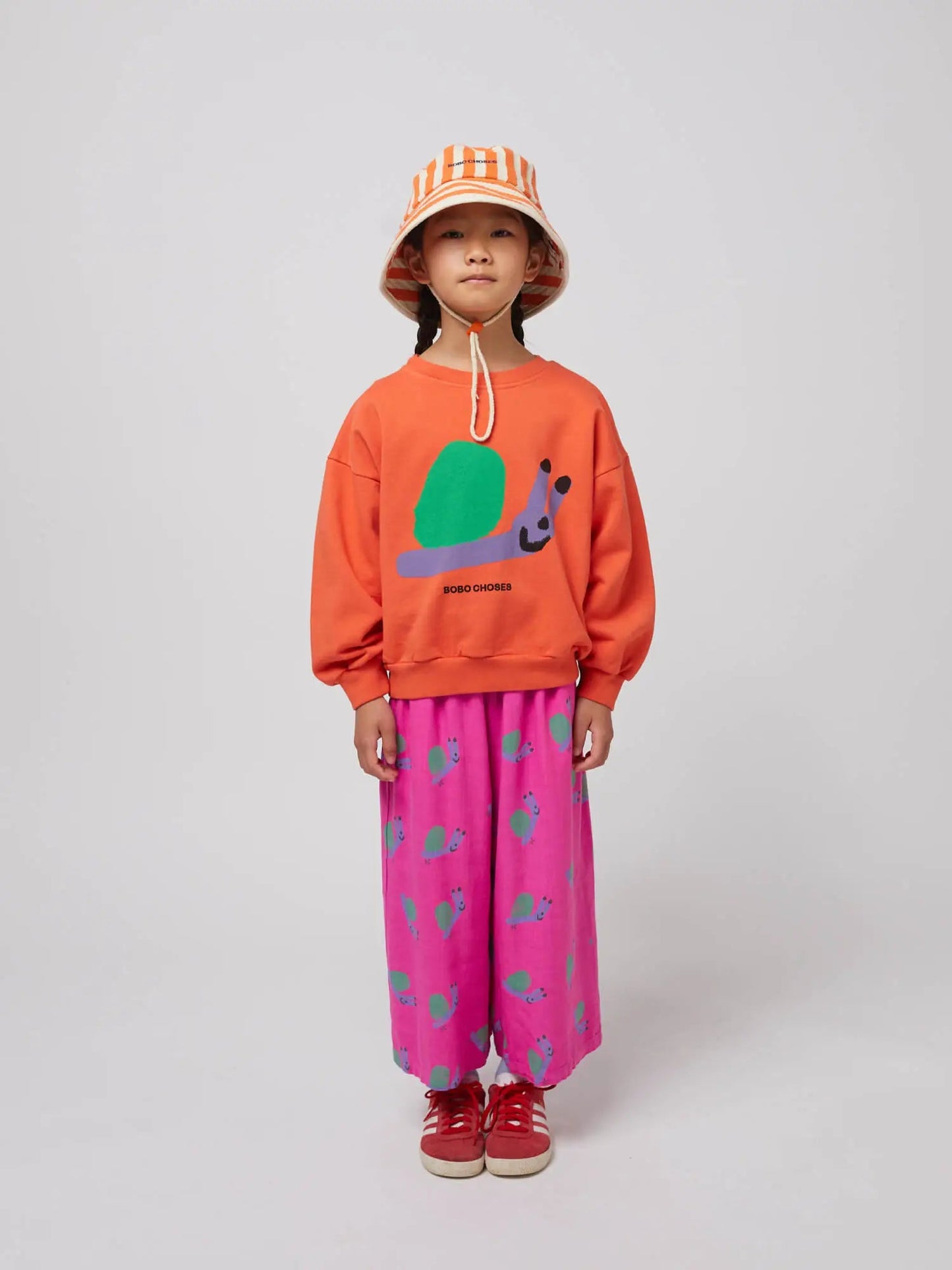 Funny Snail all over woven culotte pants