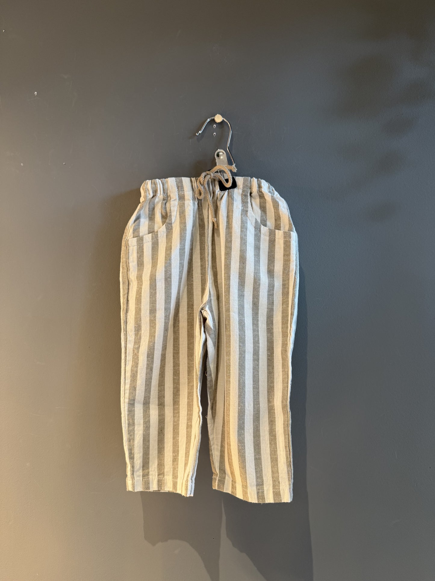 pantalone stripes olive