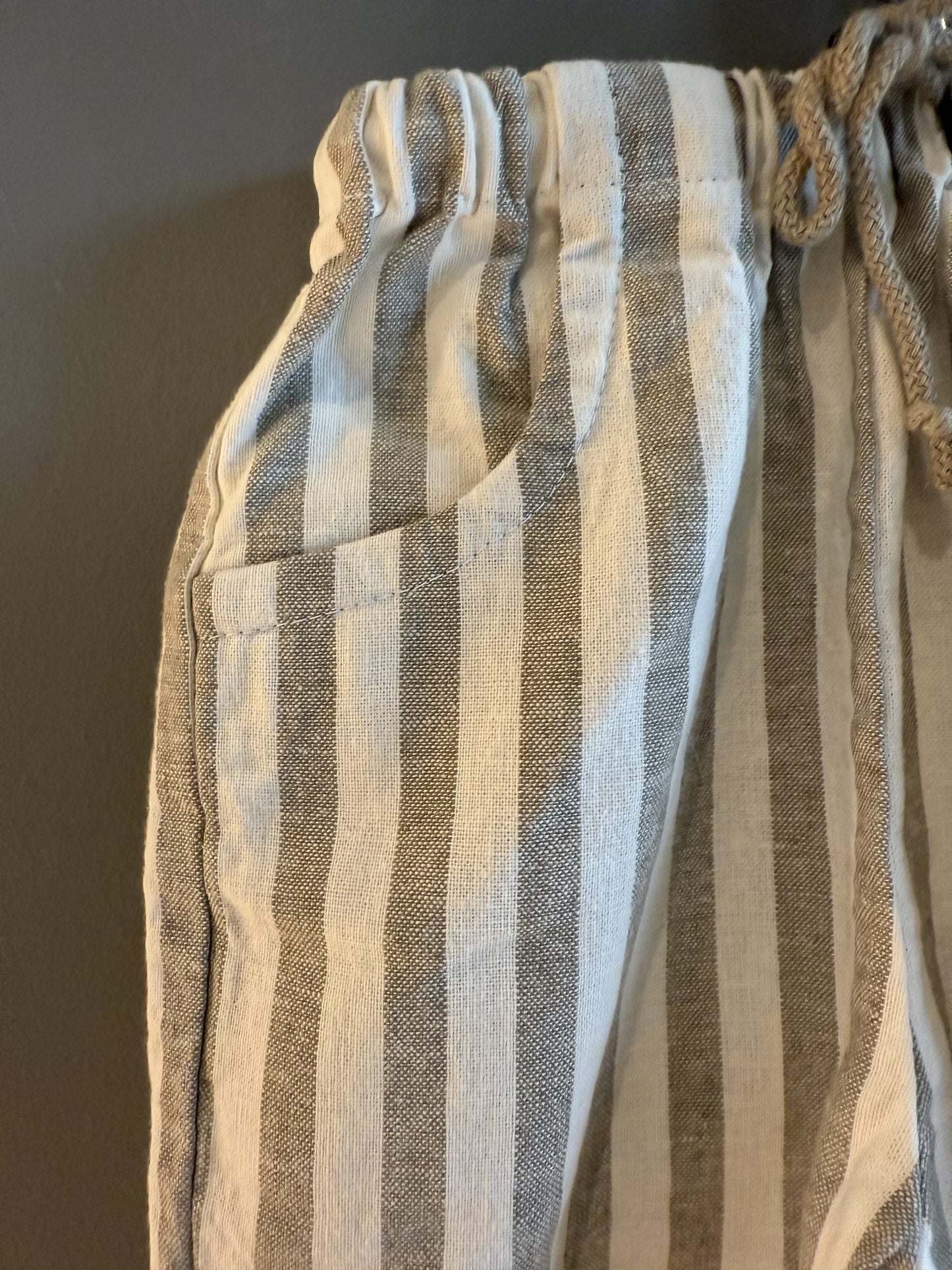 pantalone stripes olive