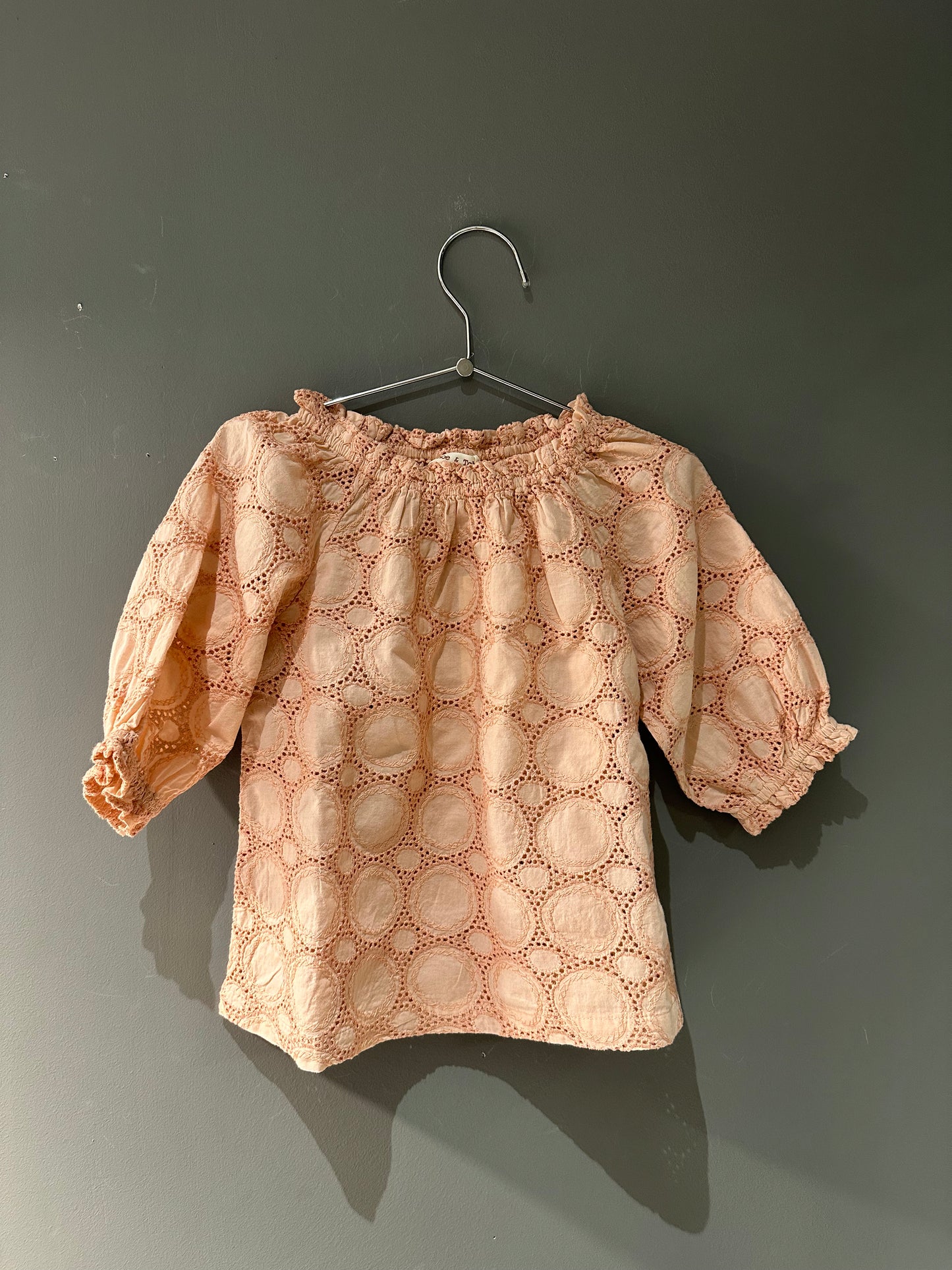 TOP CAMICIA - BRODERIE - PINK