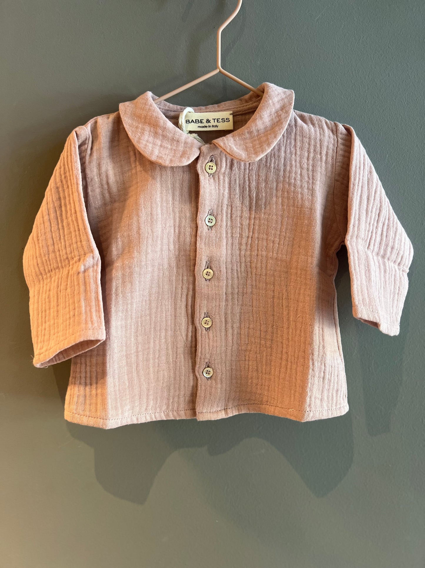 CAMICIA BABY OLD ROSE