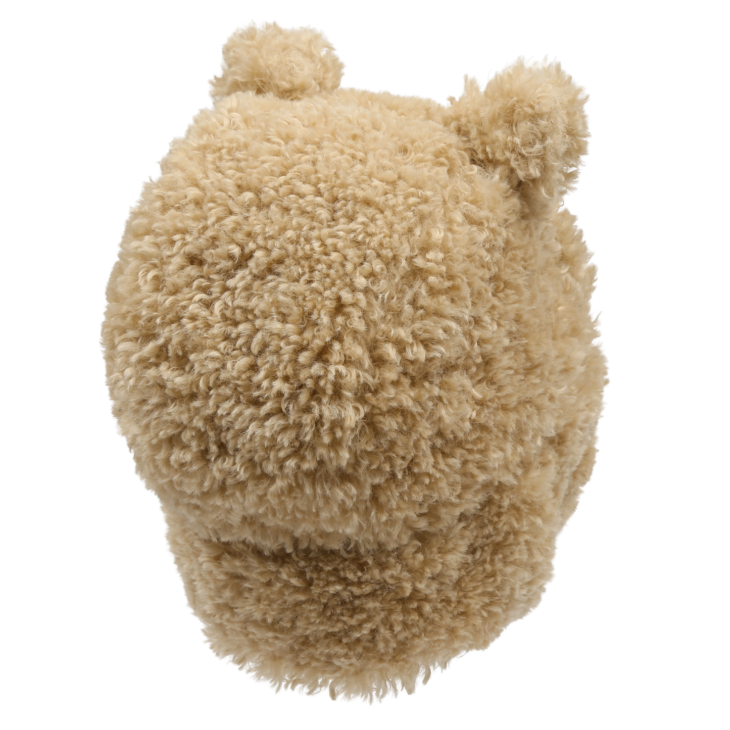 Teddy Bear Ear Warmer Hat Beige