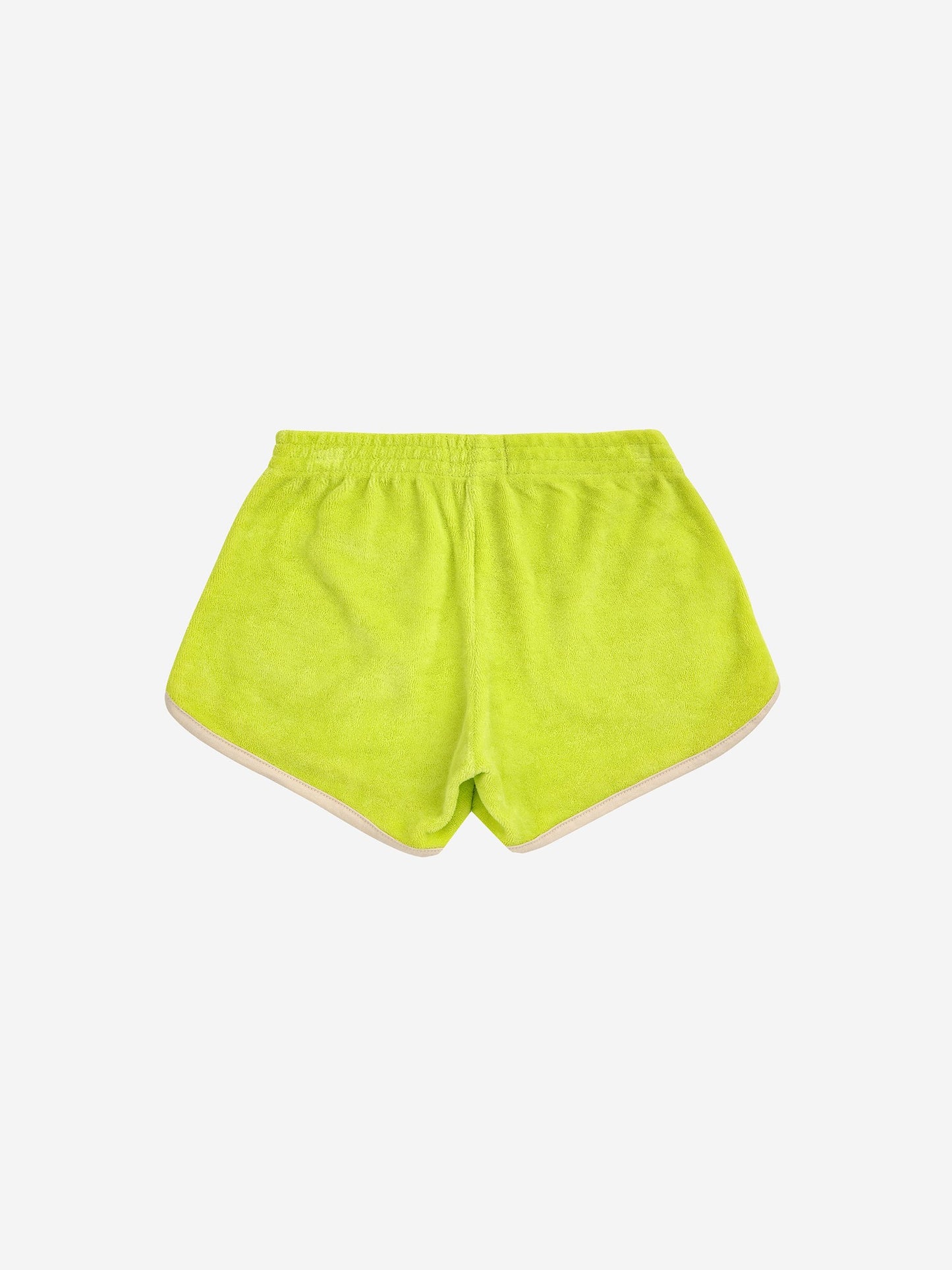 GREEN TERRY SHORTS