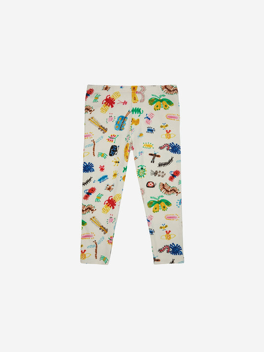 BABY FUNNY INSECTS ALL OVER LEGGINGS 