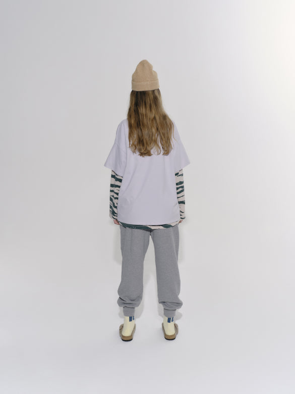 Sweatpant - Grey Melange Fleece