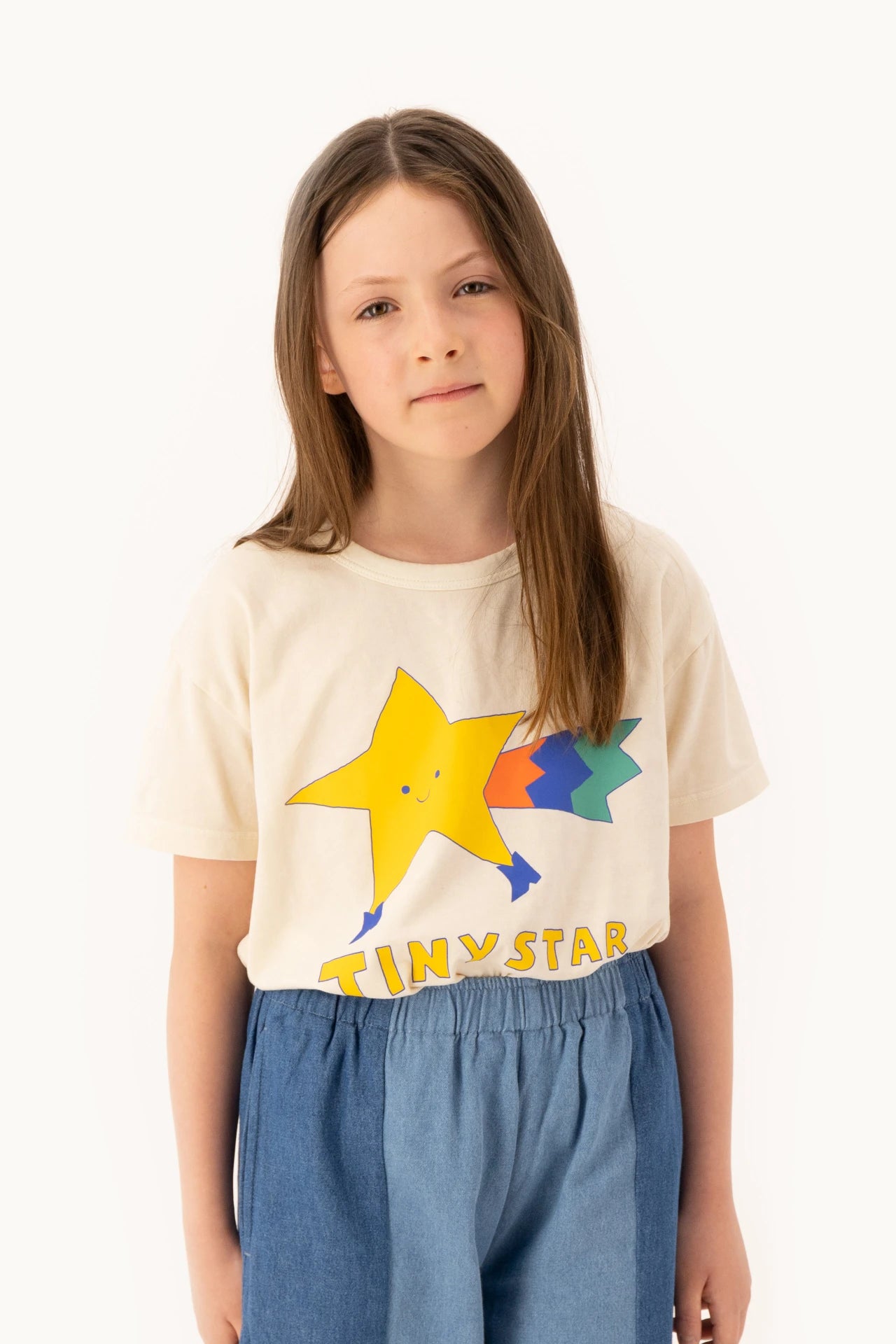 TINY STAR TEE light cream