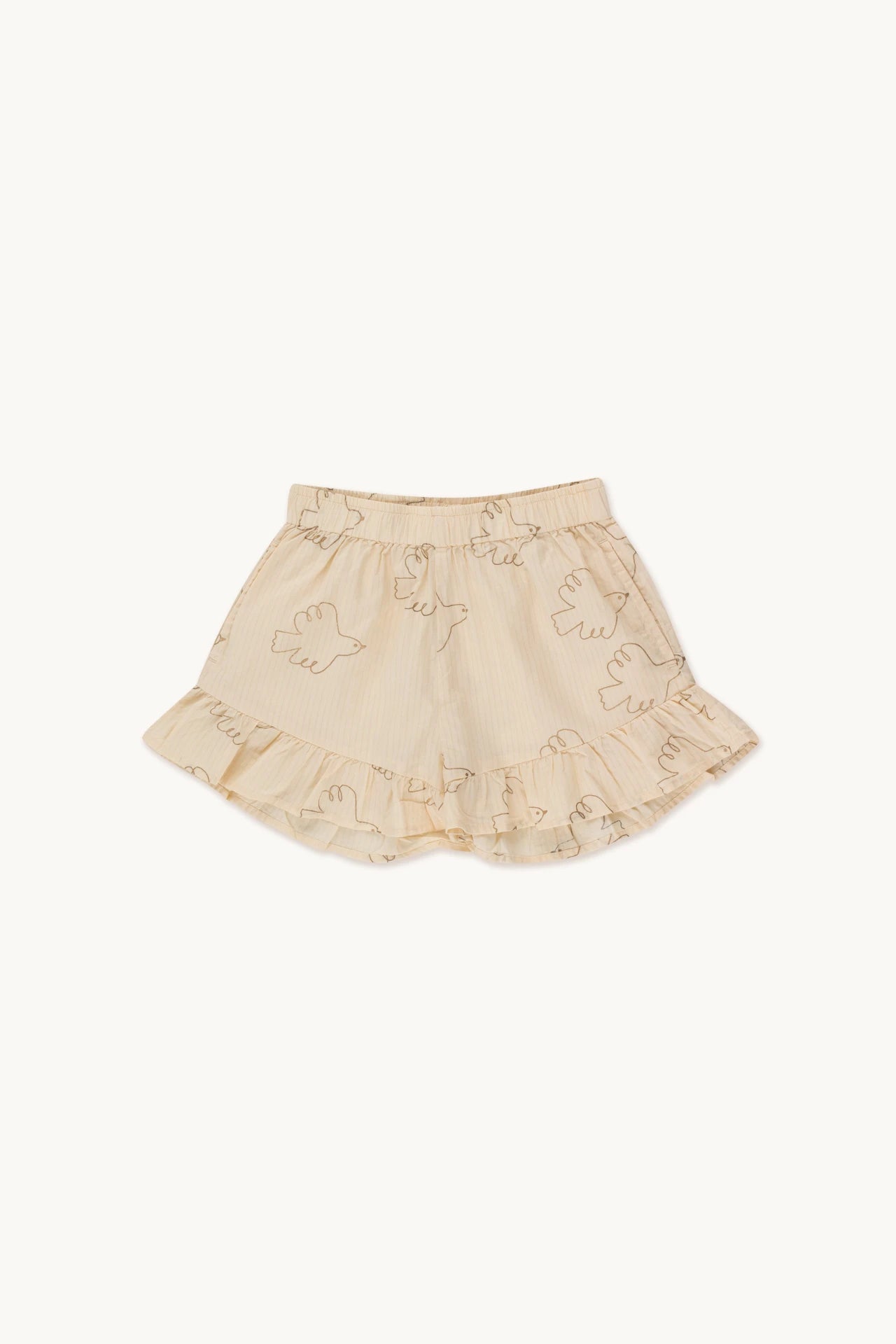 DOVES FRILLS SHORT light cream